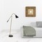 Homeroots 52" Black Swing Arm Floor Lamp With Black Cone Shade 523465 - alternate 4