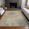 Homeroots 10' X 14' Beige Taupe And Gray Abstract Washable Indoor Outdoor Area Rug 582793 - alternate 7