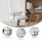 Flash Furniture Contemporary Chair White High Back Exec Chair, Fixed Arms, 18-1/4" to 22-1/4" Height GO-2286H-WH-GG - alternate 11