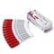 Charles Leonard Dry Erase Markers, Pocket Style, Red, Bullet Tip, 12PK 47330 - alternate 1