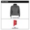 Milwaukee Tool Men's Heated Hoodie, Up to 8 hours Time, Zipper Closure, Gray, Size 2XL M200G-202X - alternate 12