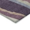 Homeroots 5' X 8' Plum Purple And Ivory Abstract Washable Indoor Outdoor Area Rug 600985 - alternate 3