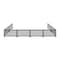 Factory 2U Commercial Patio Black Steel Bar Restaurant Fence Kit, 40ft L, 36in H, Flexible Layout, Powdercoat 805683 - alternate 1