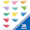 Carson Dellosa Happy Place Paper Airplanes Cut-Outs, 36-Piece Set, 3PK 120631 - alternate 3