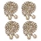 Mytee Products 3/8in X 6ft G70 Tow Chain with Grab Hooks, WLL 6,600 lbs, 4PK CH3806x4 - alternate 6