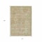 Homeroots 10' X 14' Salmon Fern Green And Beige Floral Medallion Washable Indoor Outdoor Area Rug 616633 - alternate 6