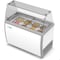 Koolmore 50 in. 8 Tub Ice Cream Dipping Cabinet Display Freezer with Sliding Glass Door and Sneeze Guard KM-ICD-49SD-FG - alternate 1