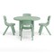 Flash Furniture 5 PC Plastic Activity Table and 4 Chairs Set, 10.5 in Seat Height-Sage YU-YCX-0073-2-ROUND-TBL-SAGE-E-GG - alternate 6