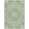 Homeroots 9' X 12' Artichoke Green And Ivory Medallion Washable Indoor Outdoor Area Rug 617453 - alternate 6