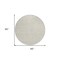 Homeroots 8' Beige And Ivory Round Geometric Washable Indoor Outdoor Area Rug 602337 - alternate 6