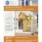 Boston Harbor Outdoor Wall Lantern, 120 V, 60 W, Steel Fixture, Polished Brass Fixture 4000NH-2-3L - alternate 3