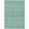 Homeroots 10' X 14' Turquoise And Aqua Striped Washable Indoor Outdoor Area Rug 615385 - alternate 5