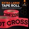 Xpose Safety Crime Scene Do Not Cross Tape Roll, 3 Mil, 3 Inch Wide x 1000 Feet, Red w/Black Letters, 48PK PCST-RED-3M-48-X - alternate 4