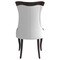 Leisuremod Novara Collection Modern Wooden Dining Chair in Off White Velvet, 2PK NC20CRF2 - alternate 6