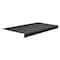 Zoro Select Stair Tread Cover Vinyl Black, 24 in W x 1/8 in Thick 2RRX6 - alternate 1