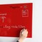 M&T Displays Frameless Tempered Glass Dry Erase Board Magnetic Board - Red - 17.72x17.72 inch T00MGB0445X2000 - alternate 4