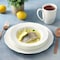 Meritage Eva 16 Piece Wavy Edge Bone China Dinnerware Set in White 750123502M - alternate 4