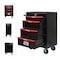 Wrightmaster 21 in. W x 13 in. D 4-Drawer Metal Roller Cabinet Tool Chest in Black ZR-245226 - alternate 5