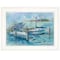 Homeroots Dockside 2 White Framed Print Wall Art 406972 - alternate 1