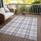 Homeroots 8' X 10' Lavender Purple And Gray Plaid Washable Indoor Outdoor Area Rug 601335 - alternate 5