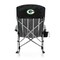 Picnic Time Family Of Brands Green Bay Packers - Outdoor Rocking Camp Chair, (Black) 805-01-175-124-2 - alternate 3