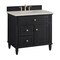 James Martin Vanities Lorelai 36" Single Vanity, Black Onyx, w/ 3 CM Siberian Silestone Top 424-V36-BKO-3SFR - alternate 8