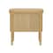 Manhattan Comfort Park 24in Nightstand in Natural (2-Drawer) NS1525-1 - alternate 6