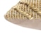Homeroots 22" Natural Trellis Jute Throw Pillow With Embroidery 549455 - alternate 4