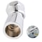 Supply Giant Shower Head, High Pressure Single Function Bullet Showerhead, 1.8GPM, 4.4in Face Dia. Chrome Plated 74-44430 - alternate 1