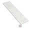 Apollo Tile Artisana 3x12 in. White Textured Bianco Carrara Etched Chevron Elongated Subway Tile, 20PK APLEFT8803CAA - alternate 5