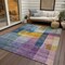 Homeroots 9' X 12' Blue Green And Purple Abstract Washable Indoor Outdoor Area Rug 604286 - alternate 6
