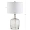 Jonathan Y Augustine 26" Glass LED Table Lamp, Smoked Gray JYL4003A - alternate 4