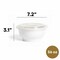 Eco Harmony Products Microwaveable Noodle Bowl with Lid, White, 36oz, 120PK 803980 - alternate 6