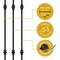 Nuvo Iron 12pcs Windsor Profile Balusters 31 1/8'' RRC32WP-12DC - alternate 4