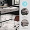 Martha Stewart 19.75 in. D X 47.25 in. W X Engineered Wood, Steel, Gray Top/Oil Rubbed Bronze Frame ZG-ZP-028-GY-BK-MS - alternate 6