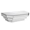 Homeroots 16in Silver Mirrored Glass Hanging Dimensional Floating Shelf 384172 - alternate 4