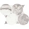 Daltile Eclessia Marble Natural Stone 6-in Circle Mosaic, 8.30 SQFT Per Carton, 10PK M3456CIRCLEMSPL - alternate 6