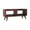 Homeroots 45in Brown Solid Wood Enclosed and Open Storage TV Stand 719182 - alternate 4
