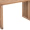 Homeroots 54in Natural Solid Wood Extendable Indoor Outdoor Bench 668842 - alternate 3