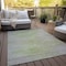 Homeroots 5' X 8' Sage And Artichoke Green Abstract Washable Indoor Outdoor Area Rug 587225 - alternate 6