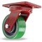 Hamilton Kingpinless Swivel Caster, 5" x 2" Duralast (95A) Wheel, 3/4" Sealed Precision Ball Bearings S-ZFHS-5DB - alternate 1