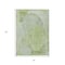 Homeroots 5' X 8' Artichoke Green And Mint Green Abstract Washable Indoor Outdoor Area Rug 615681 - alternate 3