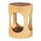 Bali & Pari Kaseko Hand-carved Suar Wood Side Table 259-14283-ZORO - alternate 1