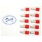 Deejay Led Ferrule Crimp Connector Style for 4 Gauge Wire RED insulator TBHCLAMP4RED - alternate 1
