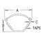 Wiretrak Cover Plate Raceway, 1075 Series, 1-11/16 in W, 0.563 in H, 5 ft L, White WC1075 - alternate 3