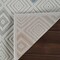 Homeroots 8' X 10' Cream and Beige Geometric Distressed Indoor Outdoor Area Rug 558731 - alternate 8