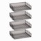 Mind Reader Stackable Paper Desk Tray Organizer, Letter Size, 9.75 x 14 x 3.25, Black, 4PK DSTACK4-BLK - alternate 1