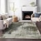 Homeroots 3' X 5' Taupe Beige And Olive Green Abstract Washable Indoor Outdoor Area Rug 587326 - alternate 8