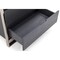 Homeroots 30" Grey Manufactured Wood Five Drawer Chest 473086 - alternate 4