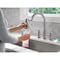 Delta Renaldi Two Handle Pull-Down Bridge Kitchen Faucet Lumicoat Arctic Stainless 2384L-AR-PR-DST - alternate 5